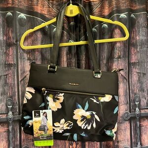 NWT Travelon Anti-theft Addison Tote in Midnight Floral